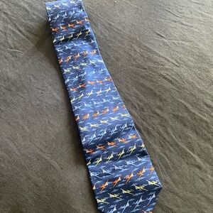 Oak Hill Airplane Patterned Men's Tie
